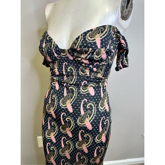 NWT ETRO ABITO LONG DRESS BROWN SIZE IT40/US4 $4,900 - Picture 5 of 9